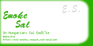 emoke sal business card